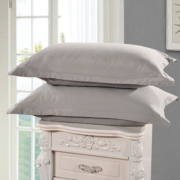 1 Piece Pure Grey Color Pillowcase Brief Style 100% Polyester Pillow Case For Bedroom Solid Color Pillow Cases 48cm*74cm 50 250217