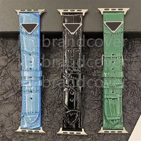 Designer Apple Watch Band For Apple Watch Series 10 ultra 8 9 4 3 5 6 7 SE Bands s10 49mm 38mm 40mm 41mm 44 MM 45mm 42mm 46MM Watch Straps Luxury Leather armband AP Watchband