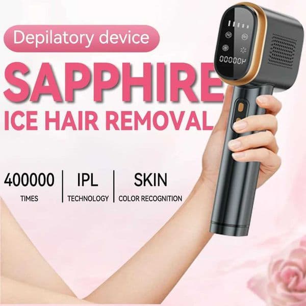 Laser Hair RemovalIPL Hair Removal for Women and MenIce-Cooling ContactSkin Sensor Nearly PainlessLong-Lasting Hair Removal Z250218