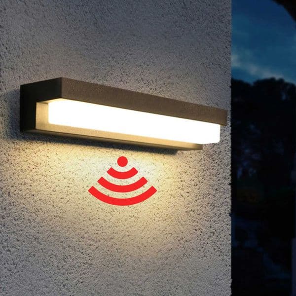 Solar LED wall light IP65 waterproof outdoor wall light with motion sensor garden balcony decoration villa door number indoor lighting Z250218