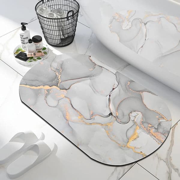 Nordic Diotomite Bath Mats Bathroom Carpet Anti Slip Super Absorbent Floor Foot Mat Quick Dry Shower Toilet Rugs 250214