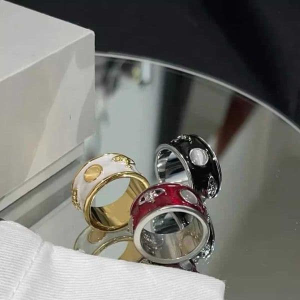 Band Rings Drip Glue King Saturn Ring Neutral Style Versatile European and American Men and Women Trendy J260117
