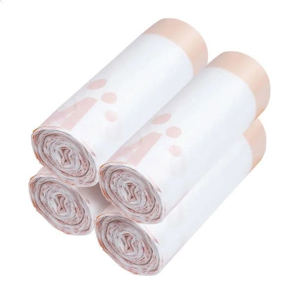2026 4 Rollers Waste For Magicscoop Self-Cleaning Cat - Automatic Litter Box Liner Bagsreplacement Liners Trash Bags 250219 Free Shipping