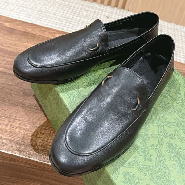 WOMENS HORSEDIT LOAFER designer spring summer loafer high quality sheepskin shoes with soft comfortable leather lining sandals classic womens brand sandals