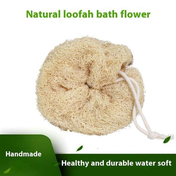 Set Of Pieces Silk Wer Scrubbing Artifact Natural Silk Gourd Flesh Exfoliating Towel Bathroom Supplies Bath Brush