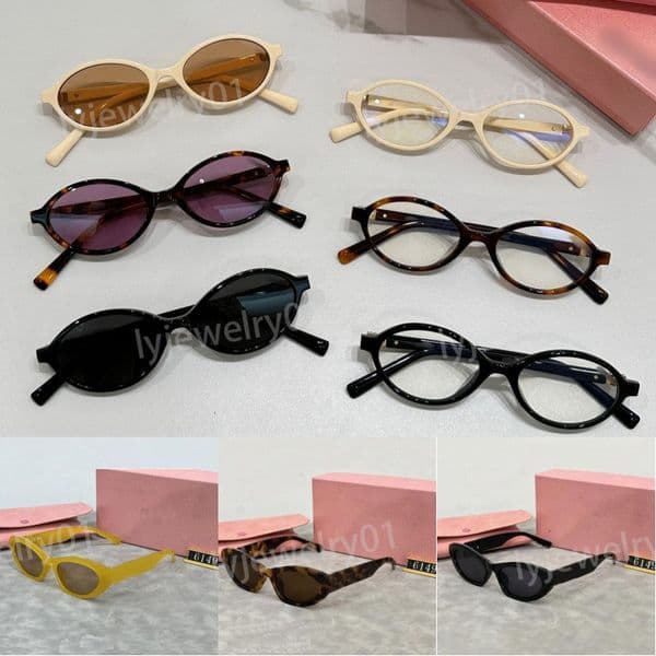 Mens sunglasses oval frame designer sunglasses women retro small cat eye frame lunette designer glasses designers fashion luxury sunglasses for women 40235 zl240