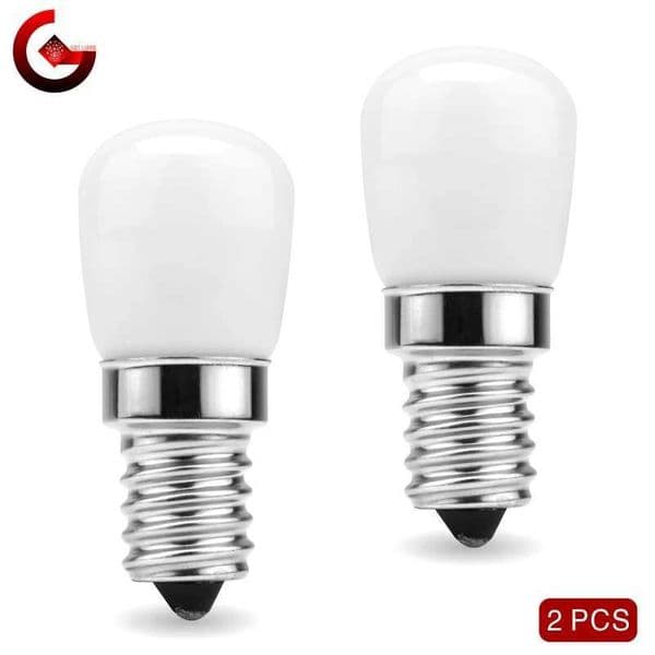 2pcs/lot 3W E14 LED Fridge Light Bulb Refrigerator Corn bulb AC 220V LED Lamp White/Warm white SMD2835 Replace Halogen Light Z250219