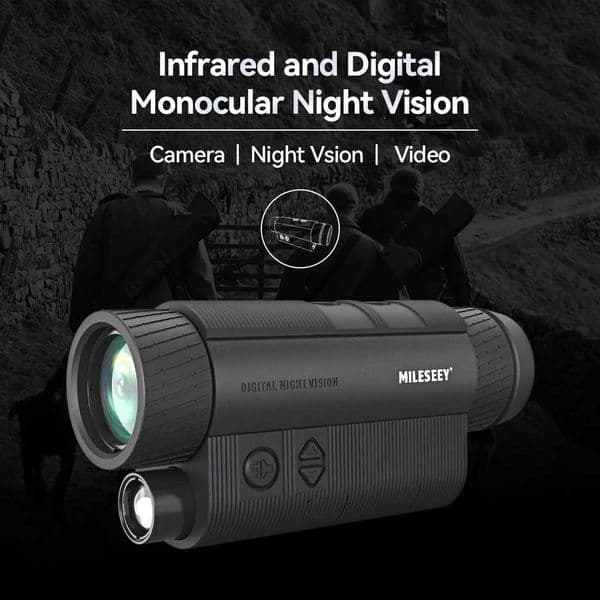 MiLESEEY NV20 night vision device 40X magnifying telescope used for hunting outdoor camping shooting videos photos Z250219