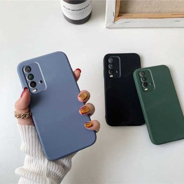 For Cover Redmi 9T Case Redmi 9T Capas Liquid Silicone Shockproof Phone Back Bumper TPU Soft Case Redmi 9T Fundas 6.53 Z250220