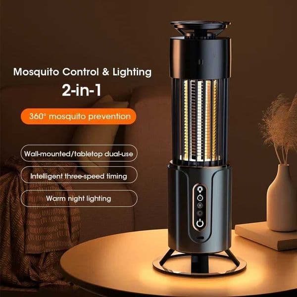 New Arrival Mosquito killing lamp mosquito trap camping lamp USB timed electric mosquito killer outdoor insect repellent Z250220