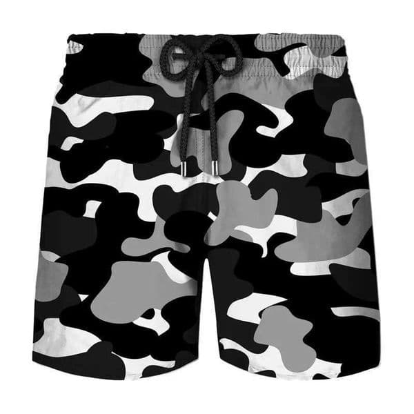 Classic Camouflage Board Shorts Mens Fashion 3D Printed Camouflage QuiCK drying Swimming Shorts Cool Ice Shorts Summer Shorts X250220
