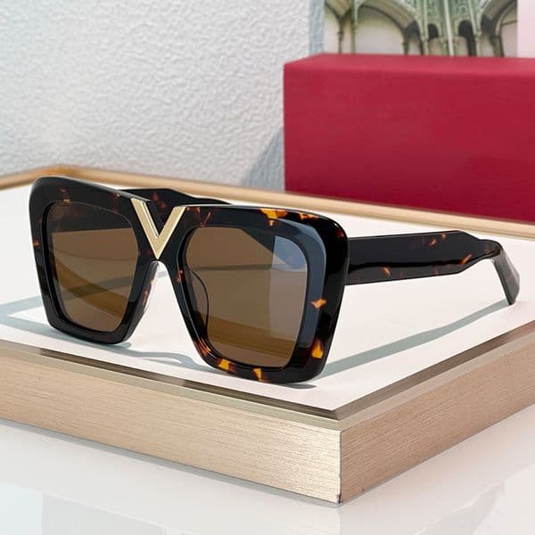 Designer Sunglasses Women Men Vintage Fashion Acetate Frame Square Eyewear VSL-161A Luxury Sunglasses Outdoor Goggles UV400 Glasses With Box