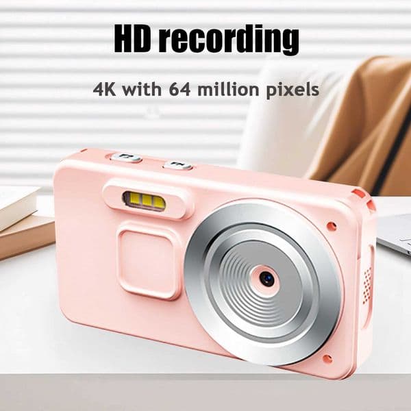 Vandlion A56 Childrens Digital Camera 4K 30fps HD Video Recorder Fill Lights 2000mAh Long Time Recording Type-C OTG Fuction Z250220