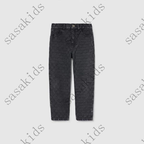Baby Designer Jeans Childrens Luxury Clothes Boy Girl Designer Jeans Casual Pants Streetwear Washed Daily Outfit Clothes DJD2502215