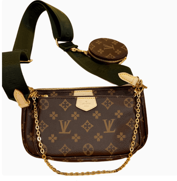 Designer Bag Classic Old Flower Brown Five In One Shoulder Bag Strap Clutch Women's Luxury Fashion bag purse Bags Handbags