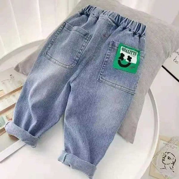 Boys jeans spring/summer new childrens clothing casual soft jeans Korean boys baby pants 2 4 6 8Y Z250220