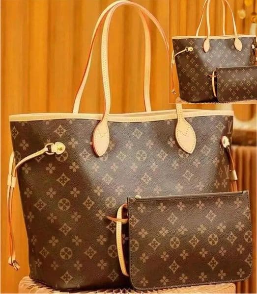 Large Designer Tote Bag for Women - Leather Travel Handbag with Spacious Capacity for Beach Everyday Use