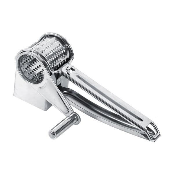 Stainless Steel Rotary Cheese Grater with 1 Drums Multifunctional Manual Cheese Shred Tool for Home Kitchen Use 250222
