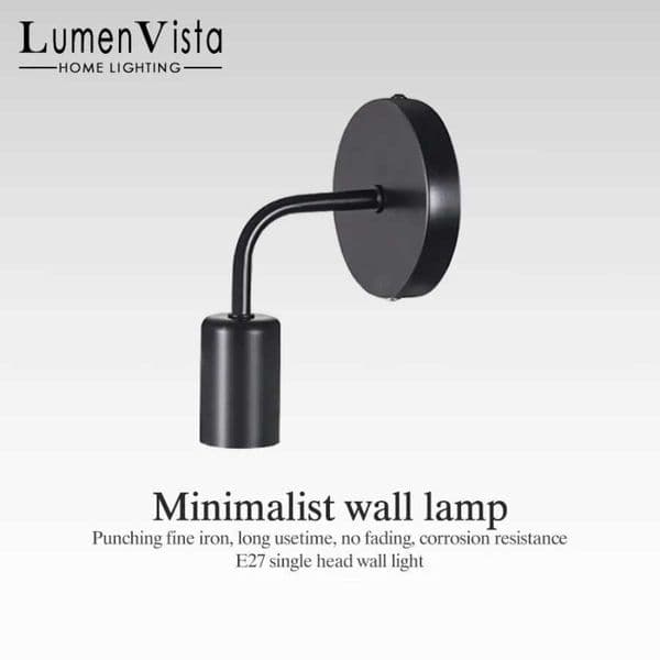 E27Wooden Retro Wall Lamp Nordic Industrial Wind Iron Art Lamp 110V220V Indoor Restaurant Corridor Bedroom Living Room Wall Lamp Z250220