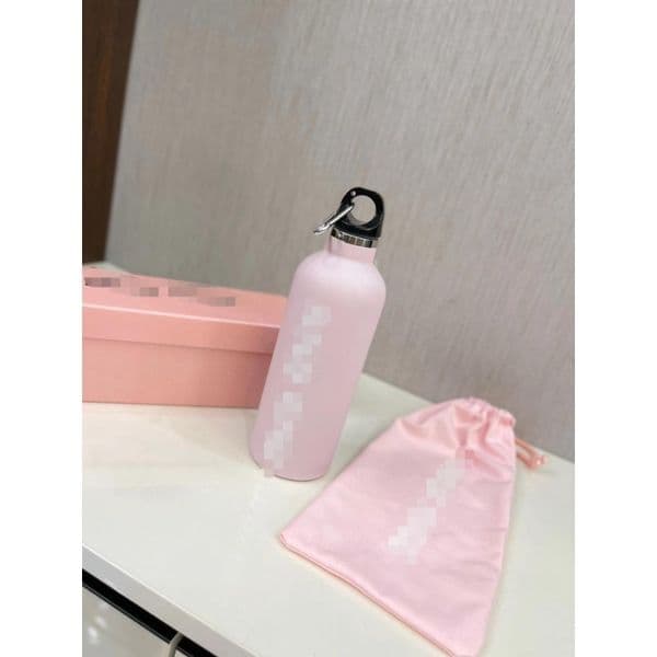 Portable Pink Thermos Cup for Sports and Yoga - Includes Gift Box Y260520
