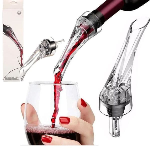 Professional Magic Red Wine Decanter Pourer with Filter Stand Quick Air Aerator Dispenser for Home Dining Bar Essential Set 250217BJ