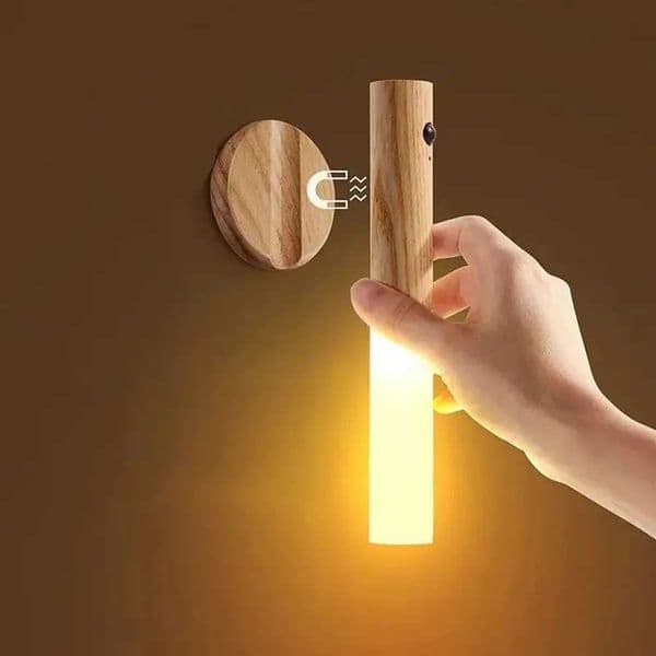 Motion Sensor Wall Light Indoor LED Magnetic Portable Light Charging Hallway Bedroom Wardrobe Desk Staircase Nightlight Z250220