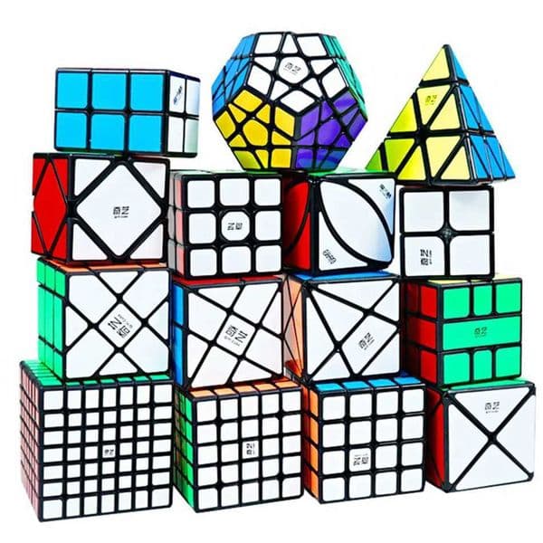 QIYI Speed Magic Cube 3x3x3 4x4x4 5x5x5 Puzzle Black Stickers Magic Cube Education Learnning Cubo Magico Toys For Children KidsL260518
