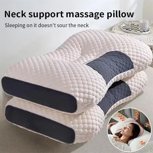 Neck Pillow Help Sleep And Protect The Cervical Orthopedic Household Soybean Fiber SPA Massage For Sleeping 250218