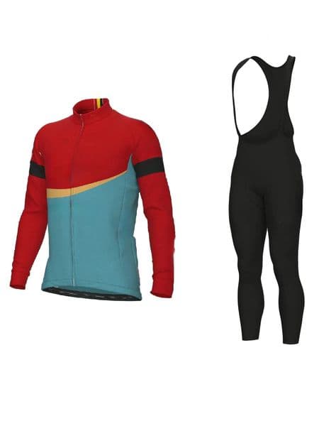 2023 Team Cycling Jersey Long Sleeve Bicycle Clothing With Bib PANTS 250213