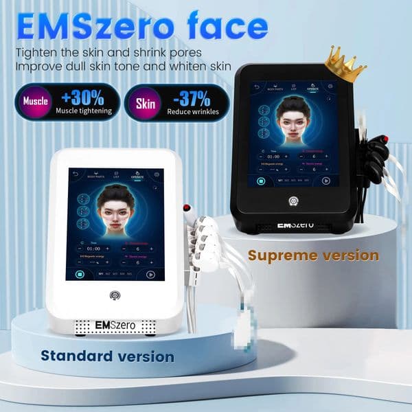 High Efficiency EMSZERO Face Tightening Magnetic EMS RF Facial Skin Lift Face lifting Muscle Tightening Device Activating Collagen Regeneration Machine