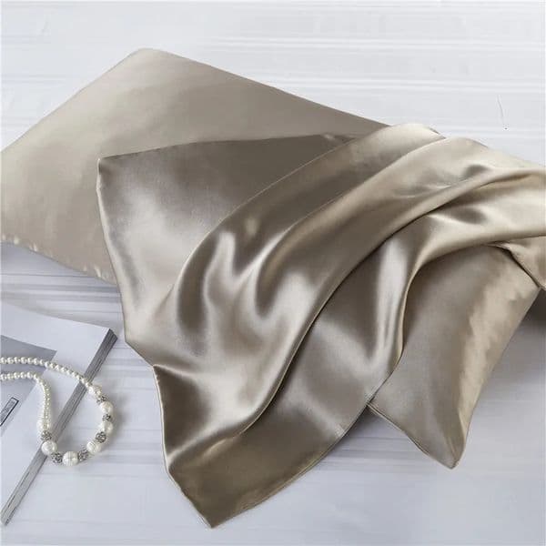 Natural Mulberry Silk Pillowcase Decorative 6A Bed Decorative Cushion Cover Solid Envelope Style Pure Pillow Case 250224