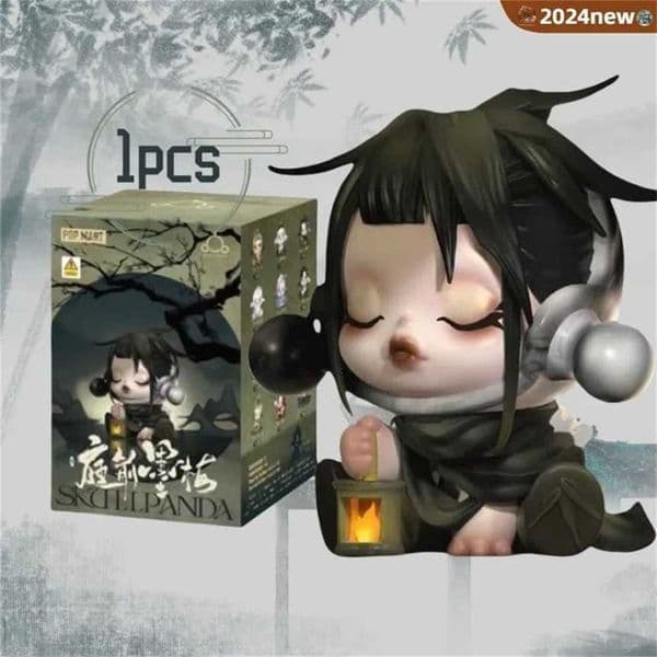 Hot Skullpanda The Ink Plum Blossom Series Mystery Toys Sp11 Generation Blind Box Desk Ornament Decoration Toy Birthday Gift lK99