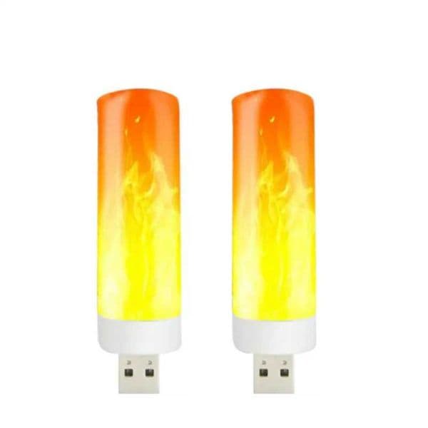 Super Cool Effect Led Usb Flame Lamp Simulation Of Real Flame Effect Using Usb Interface Energy Saving Environmental Pro Z250225