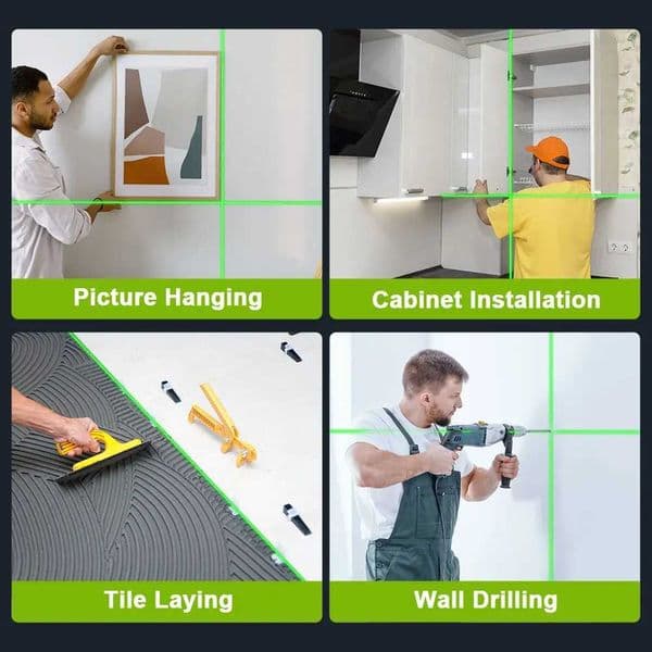 Lfine Laser Level 2 Lines Professional Horizontal Laser Horizontal Vertical Nivel Laser Automatic 360 Self leveling Tool X2502252