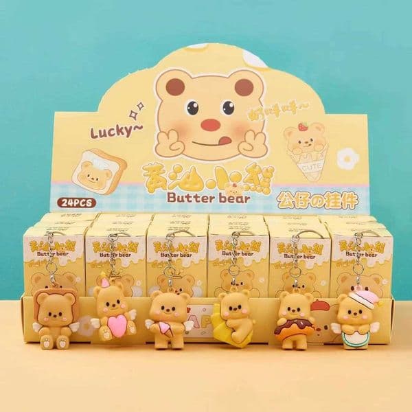 Internet celebrity bubble blind box toy figurine 24 in doll keychain cute stall school convenience store Z250225