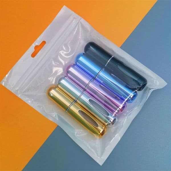 Travel Perfume Bottle Refillable Portable Mini Atomizer Spray Refill Bottle Women Pocket Dispenser Cologne Sprayer 5ml
