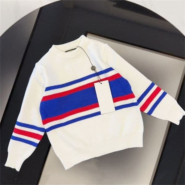 Designer Children's Sweater Brand Boys Girls High Quality Sweaters Children's Warm baby pullover Autumn and Winter luxury sweatshirt Size 90cm-150cm A14