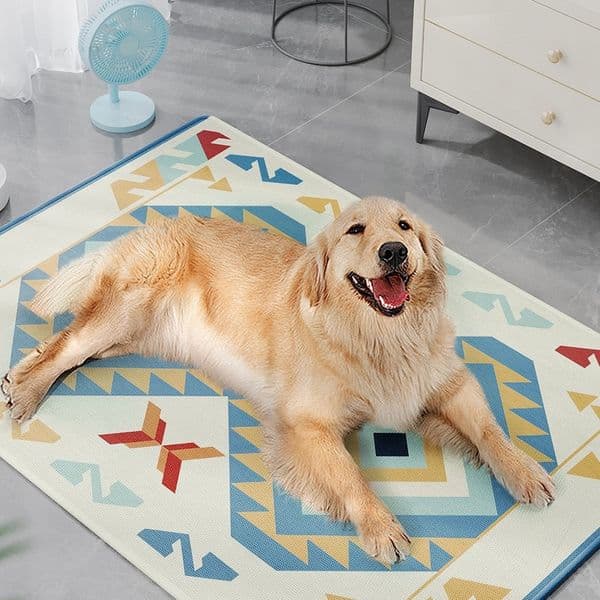 2026 New 5070cm Summer Cooling Mat Water Absorbing Sleeping Pad Foldable Portable Easy Clean Breathable Rest Cushion For Pets Kids Adults
