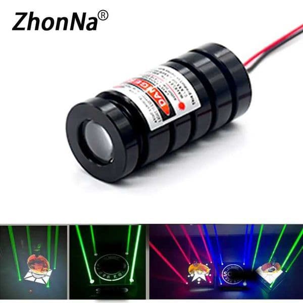 Coarse Beam Laser Module 100mW Diode Laser Head Use For KTV Bar Led Lights DJ Stage Light 650nm 532nm 450nm Three Colors Select X250225