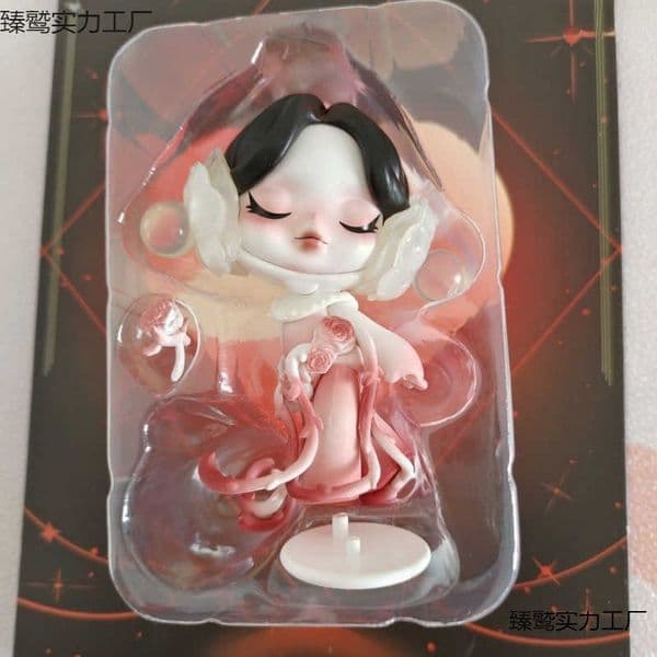 Hanging Card Edition Black Limited Edition Bubble Mart Desktop Red Girl Motherland White Handmade Valentines Day Z250225