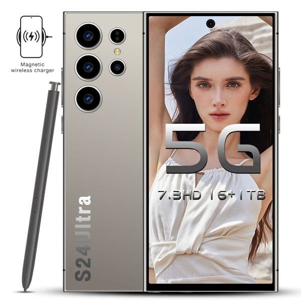 S24 Ultra 16GB+1TB smartphone cell phone Dual SIM 5G Phone 6.8HD+ Display 13MP+50MP Camera Android 13 Mobile Fingerprint Face ID GPS C59