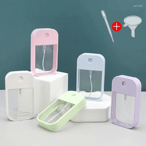Storage Bottles Wholesale Mini Card 45ml Carded Framed Perfume Travel Portable Colorful Spray Bottle Refillable Hand Sanitizer