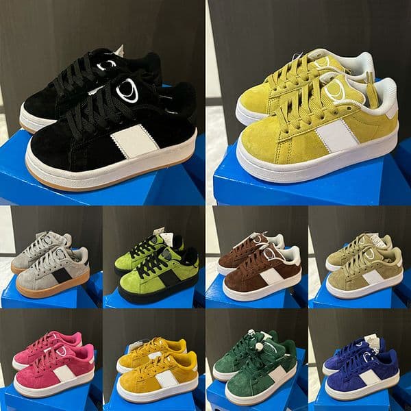 Toddlers Kids Shoes Boys Gilrs Children Sneakers Kid Trainers Sneaker Designer Shoe Toddler Outdoor Black Size 22-35