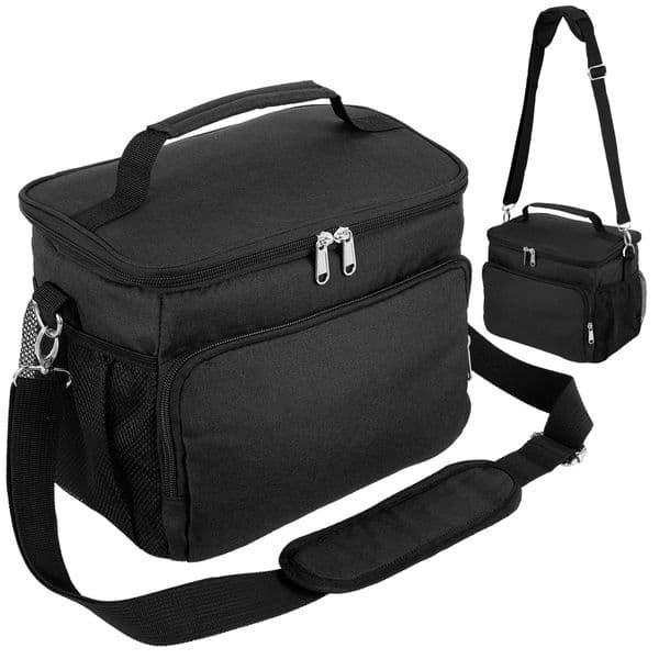 Ship from US Insulated lunch bag large capacity cooler bento student handbag leak proof organizer 250227FBB