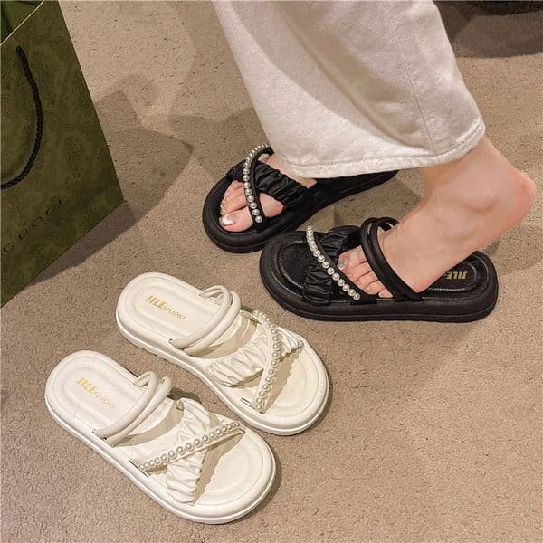 Trendy Shoes Slippers Indoor Funny Cotton Cute Style Flat Bottom Fashion fashion 2025 Summer Footwear