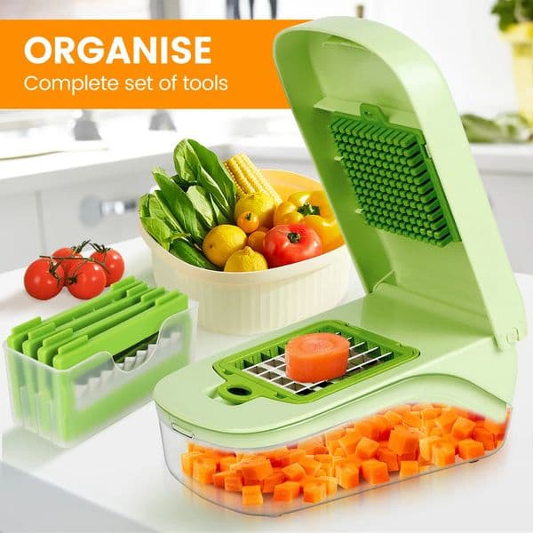 Multi-function vegetable cutter Vegetable cutting artifact Multi-functional grater Potato slicer Shredder Onion dicer 250226
