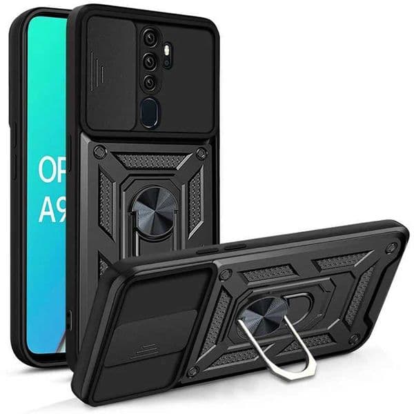 For A5 A9 2020 Case Shockproof or Magnetic Ring Stand Holder Back Cover for A3S A5S A7 Phone Cases Z250227