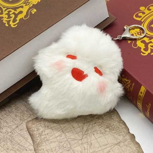 Halloween Ghost Doll Anime Keychain Cute Ghost Kaii Plush Stuffed Decoration Keychain Bag Pendant Kaii Friends Gift Z250227