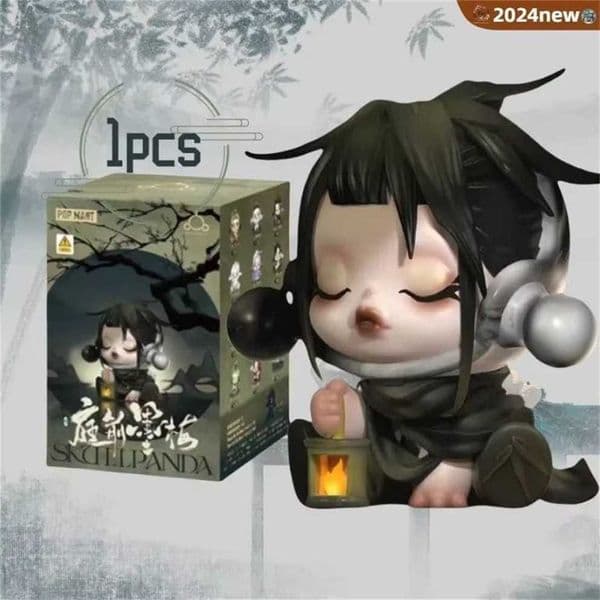 2026 New Hot Skullpanda The Ink Plum Blossom Series Mystery Toys Sp11 Generation Blind Box Desk Ornament Decoration Toy Birthday Gift Toys