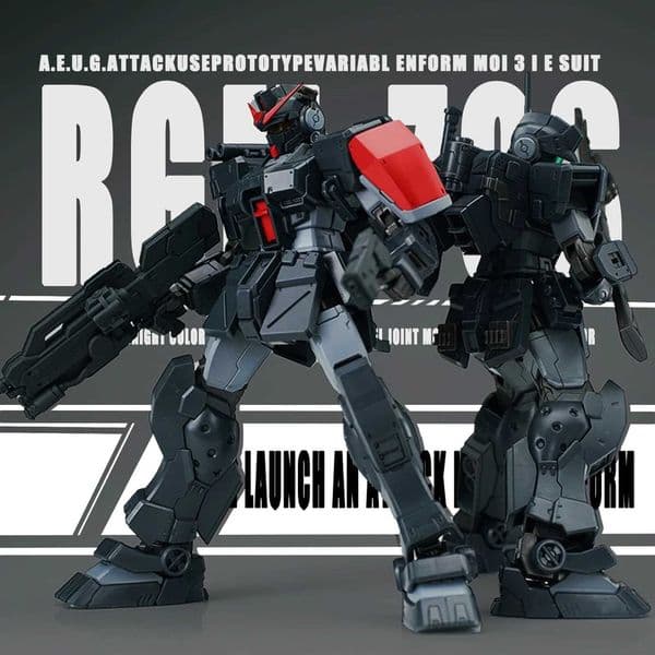 Hg 1/144 And Rgm-79s Midnight Spartak Jim Assembly Model Robot Anime Action Figure Collection Plastic Desktop Ornament Toy Gifts W250228